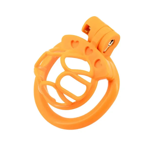 Sissy Chastity Cage With 4 Rings