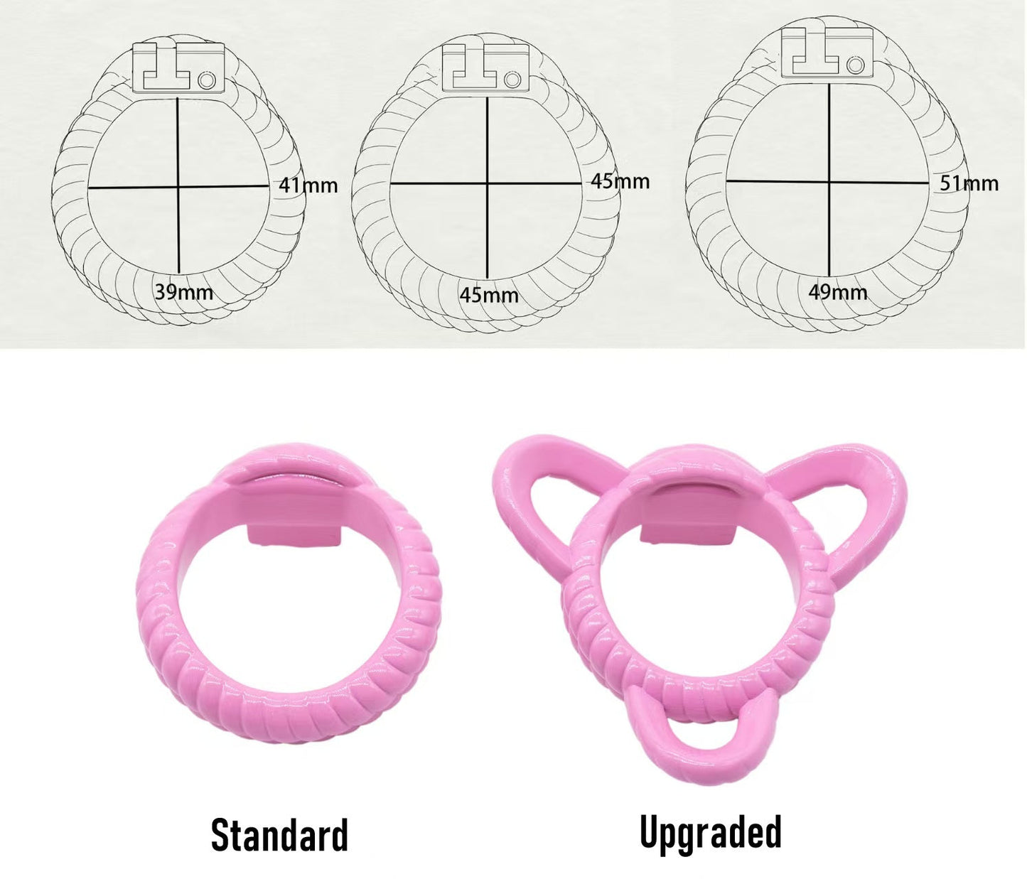 3D Rope Art BDSM Cock Cage 13