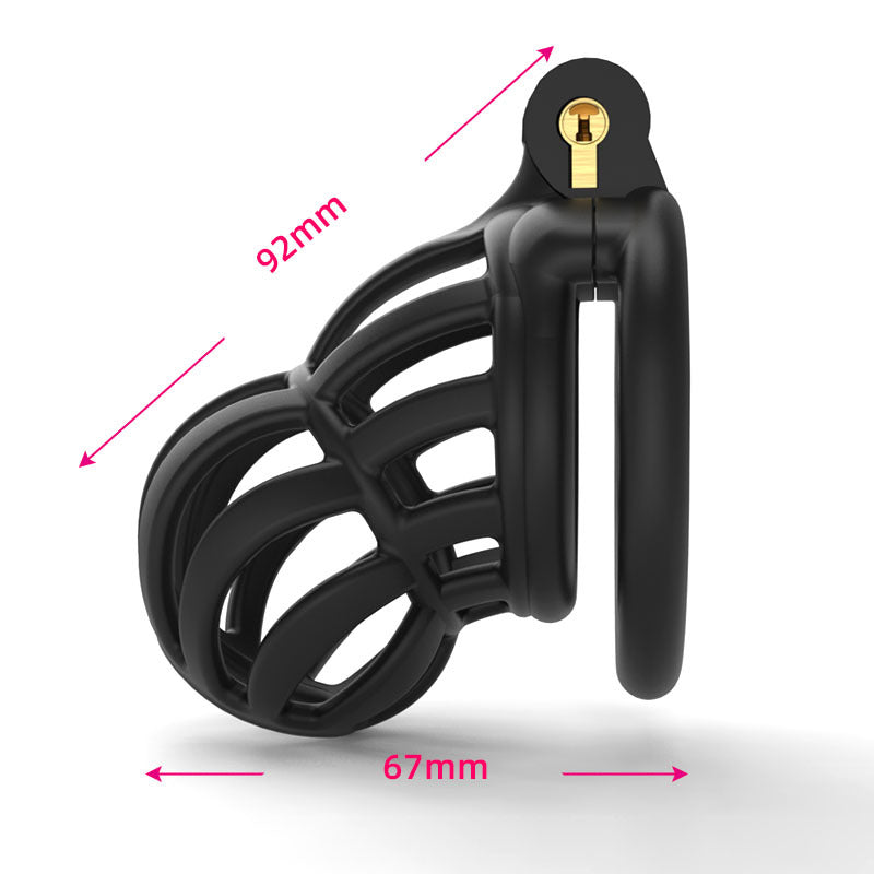 3D Narrow Face Stegosaurus Chastity Device Kit