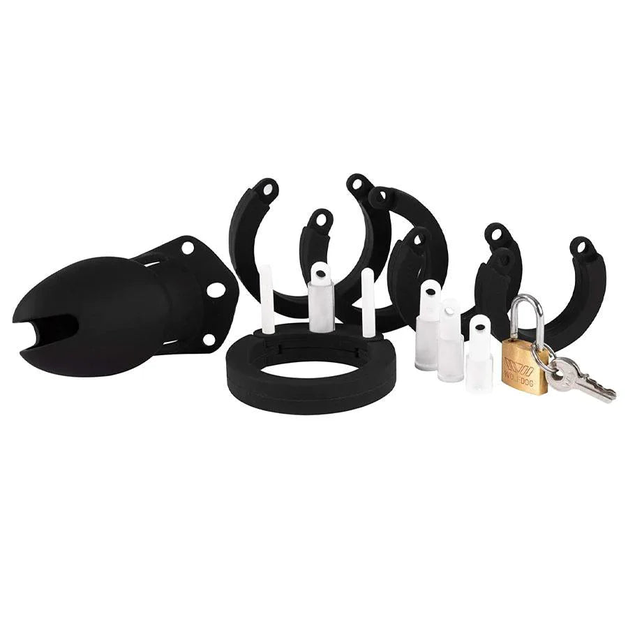 Cage de chasteté en silicone CB6000S noire