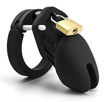 Cage de chasteté en silicone CB6000S noire