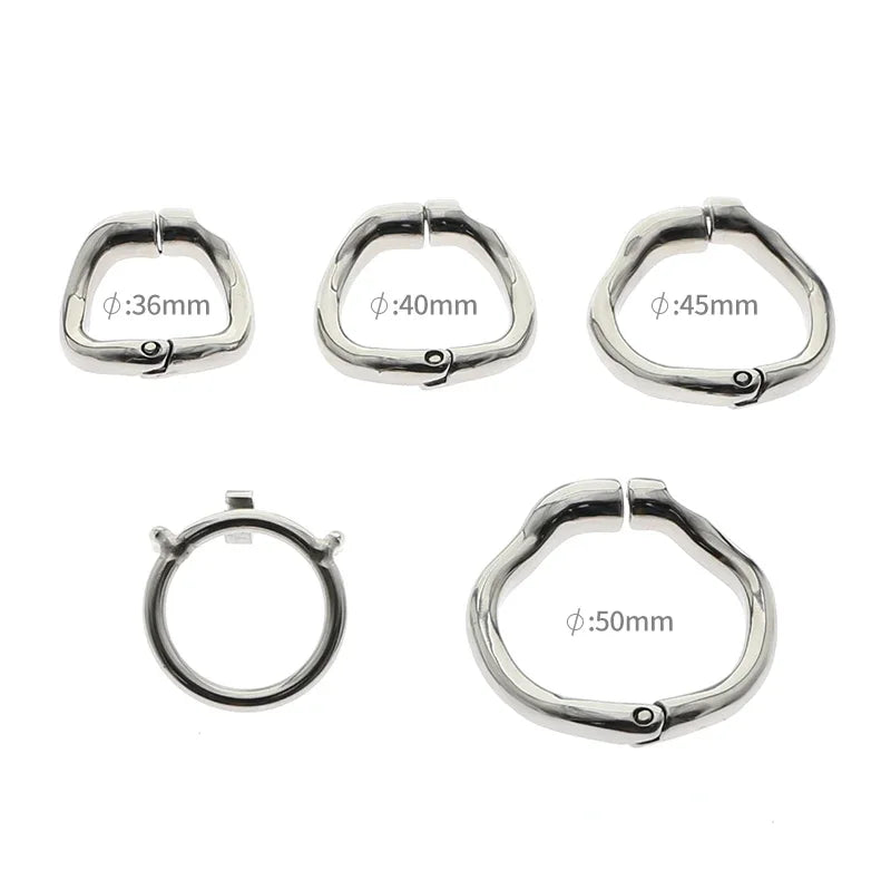 Cage de chasteté masculine en acier inoxydable Zero