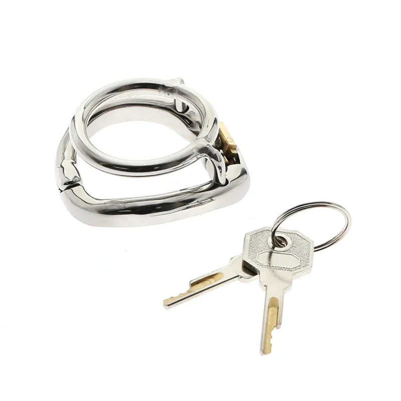 Cage de chasteté masculine en acier inoxydable Zero