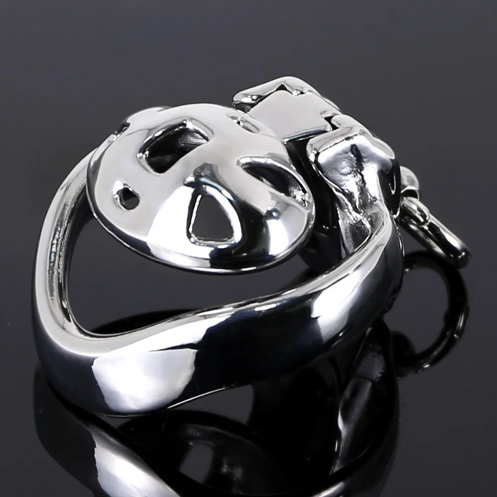 Cage de chasteté à traction florale HT-V4 avec ceinture