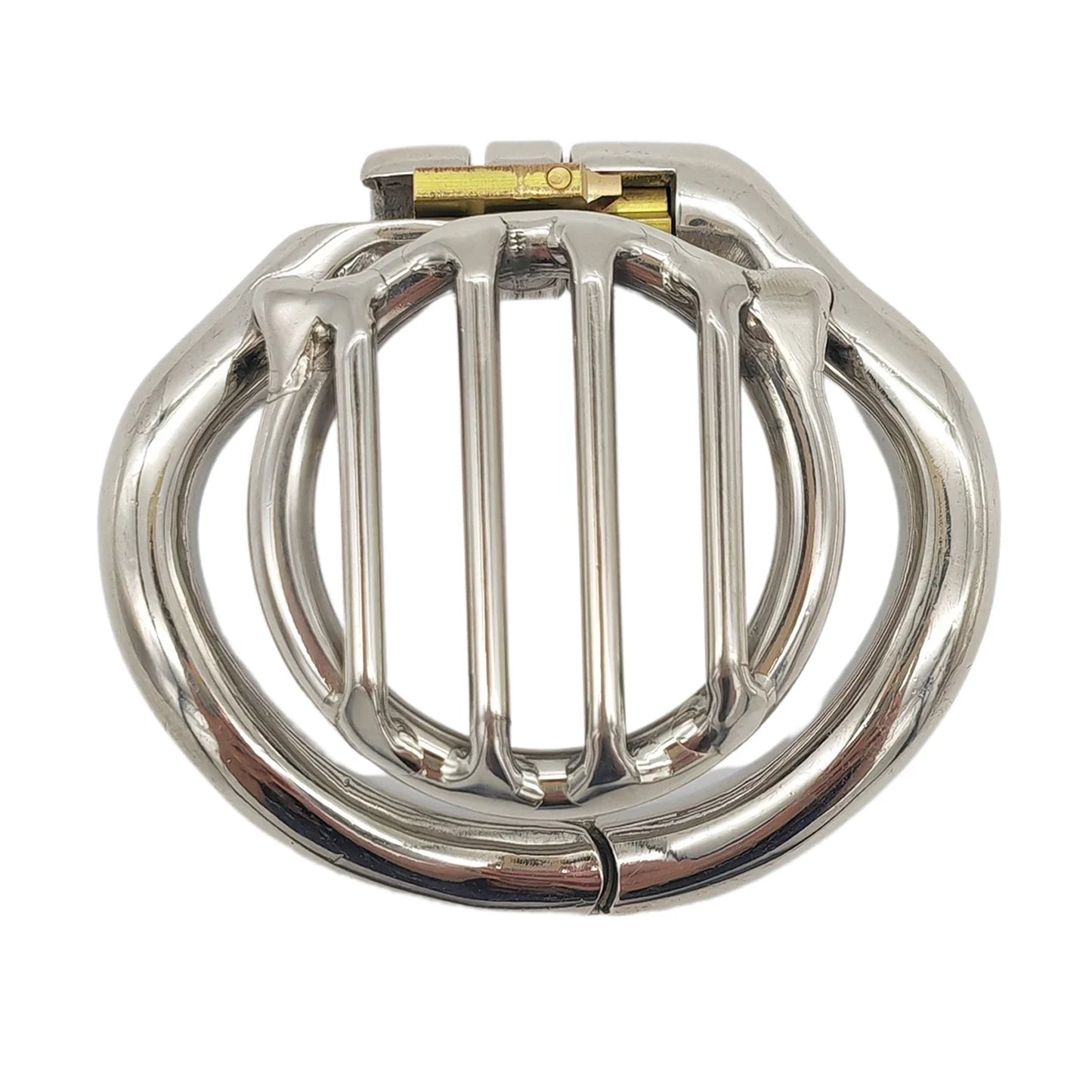Dispositif de chasteté pour homme en acier inoxydable à cage plate le plus récent