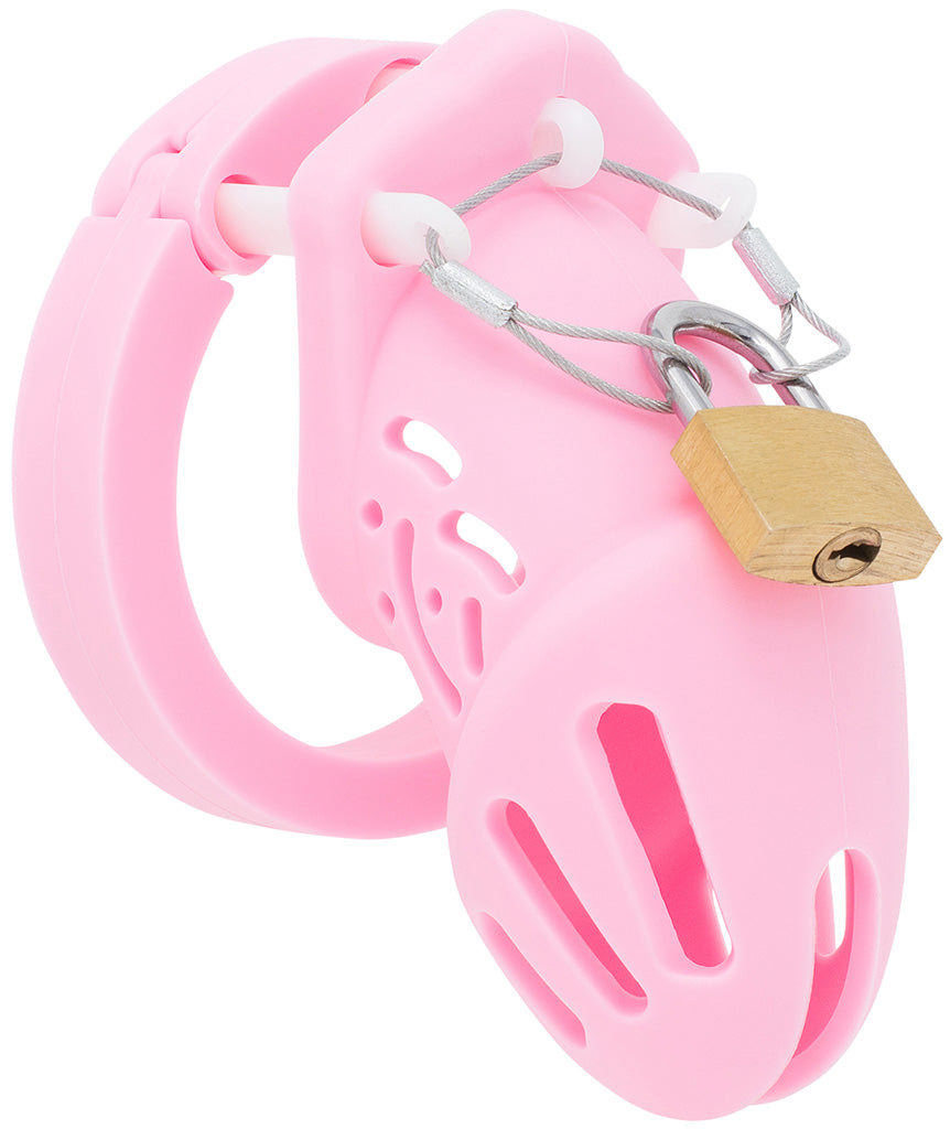 New Pink Silicone Cage Short
