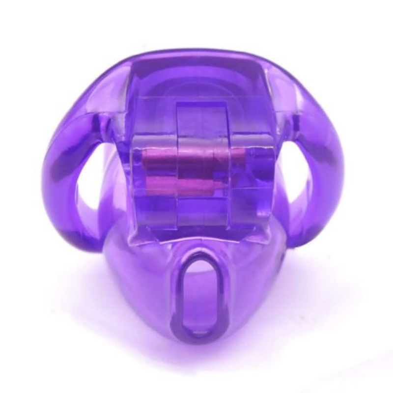 Purple Noppen - Keuschheitskäfig aus Mikroharz (2,5 cm)
