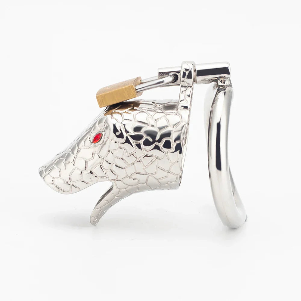 Snakehead Chastity Cage