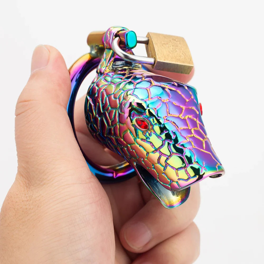 Snakehead Chastity Cage