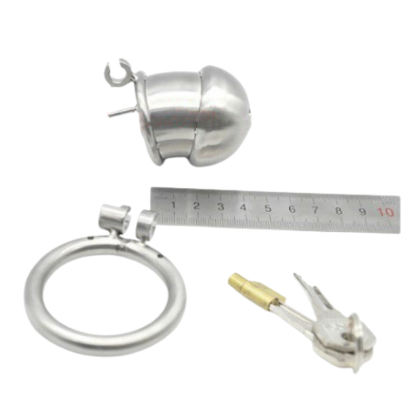 Das unausweichliche Verlies: Keuschheitsgürtel aus Vollstahl (4,2 cm)