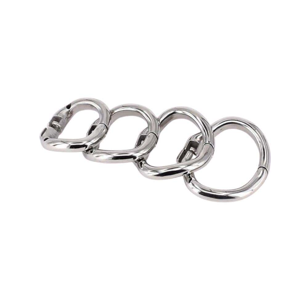 Zubehörring zum Nicht-Absteigen vom Keuschheitsgürtel aus Metall