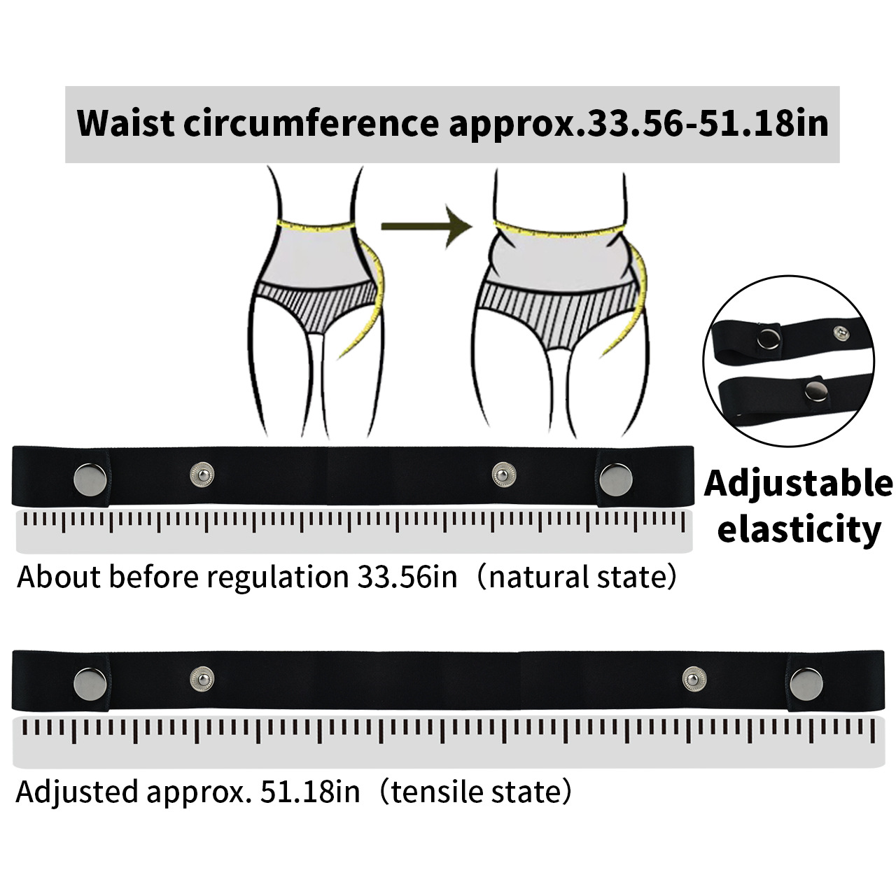 Adjustbale Elasticity Belt
