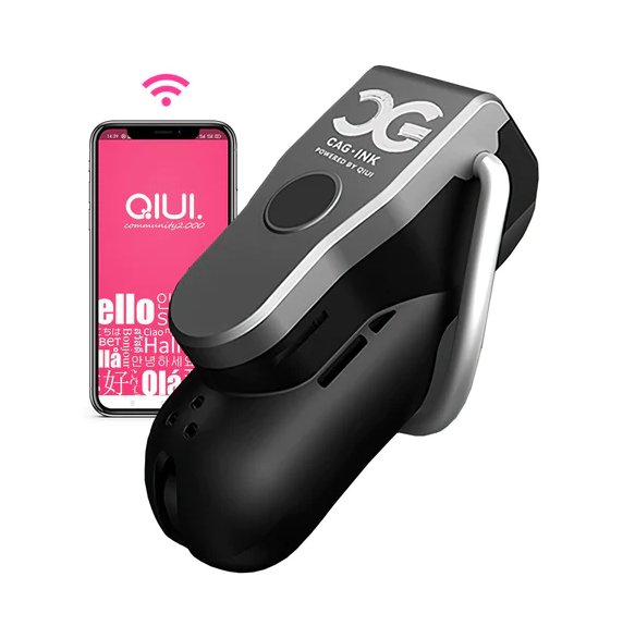 Cage à pénis à choc électrique QIUI Cellmate 2 avec télécommande APP