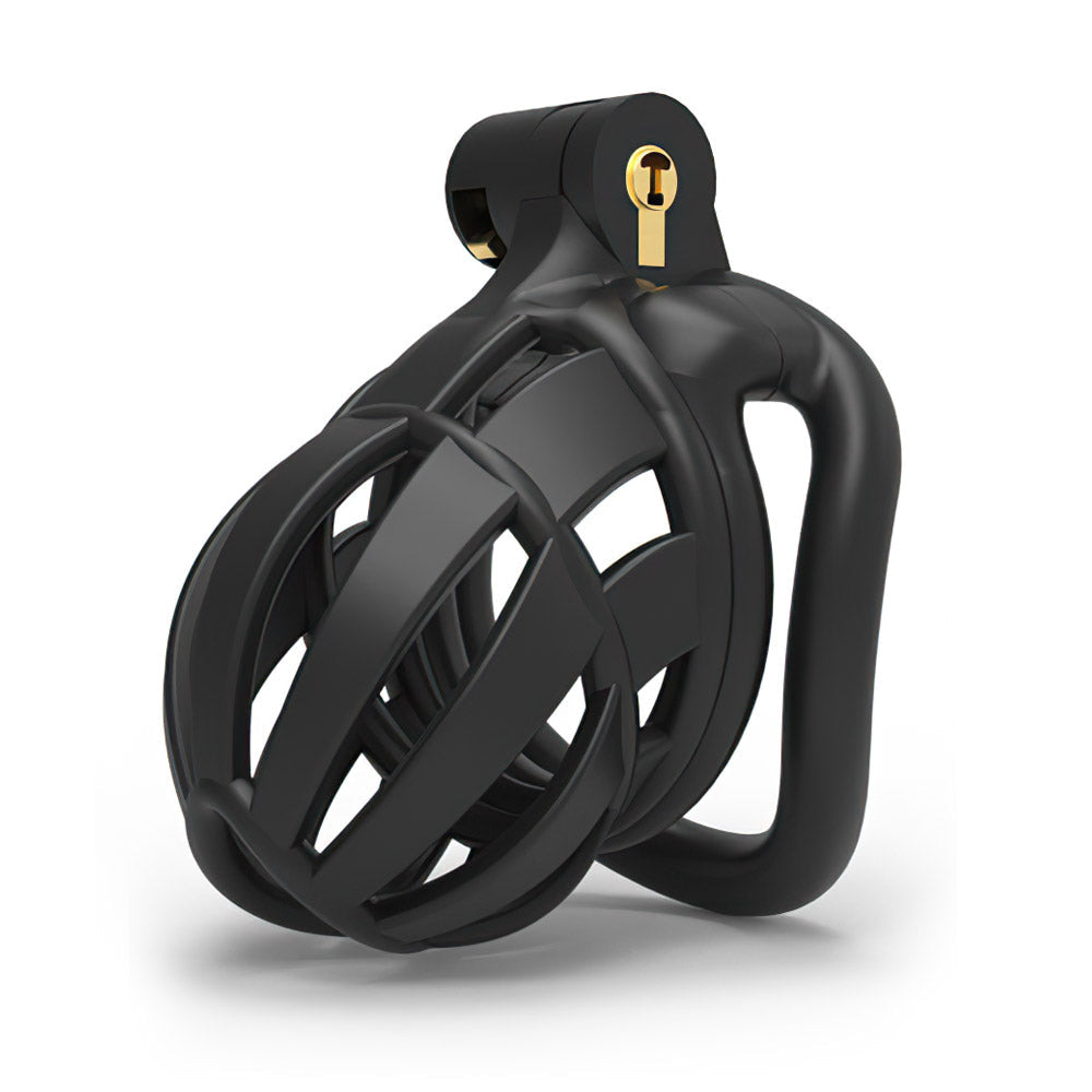 Detained Black Restrictive Chastity Cage