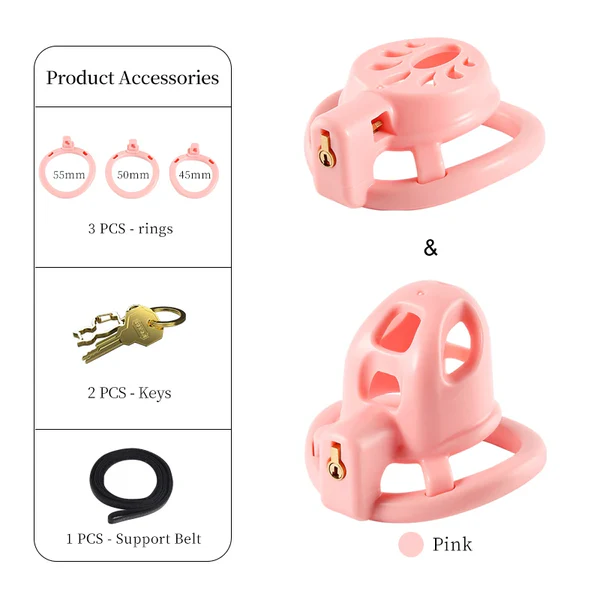 Small Dual Cage Chastity Set