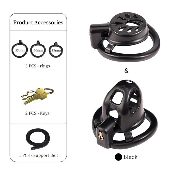 Small Dual Cage Chastity Set