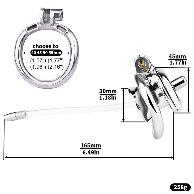 Flat & Inverted Cocoon Penis Chastity Device