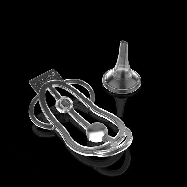Fufu Clip Cage with Integrated Urination Shield