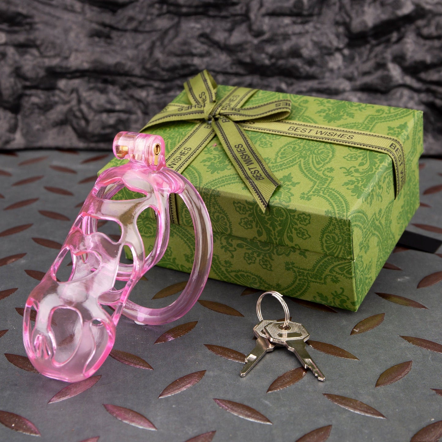 Engraving text Custom Ghost Cock Cage