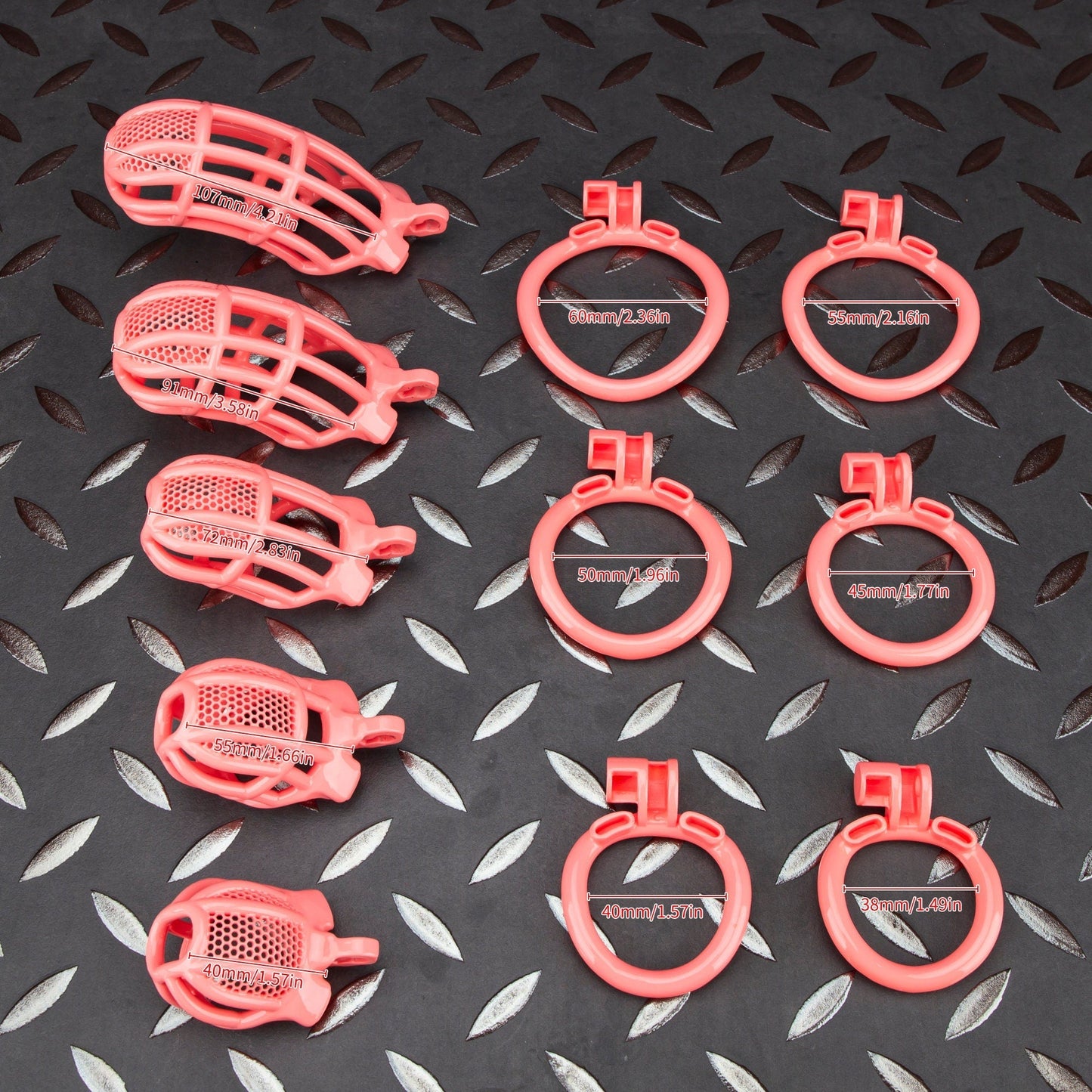 Custom Chastity Cage Pink