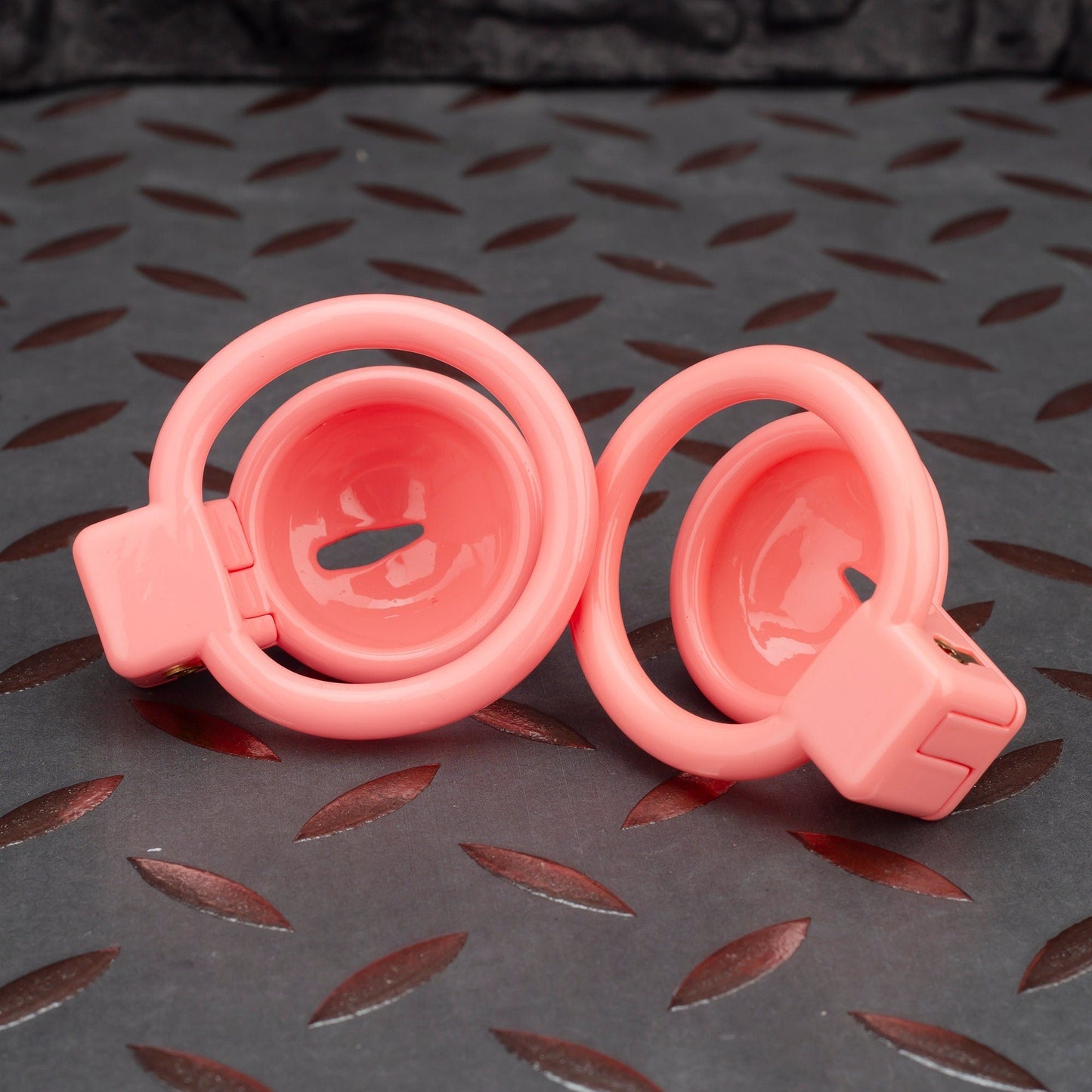 Custom Cock Cage Pink Pussy Cage