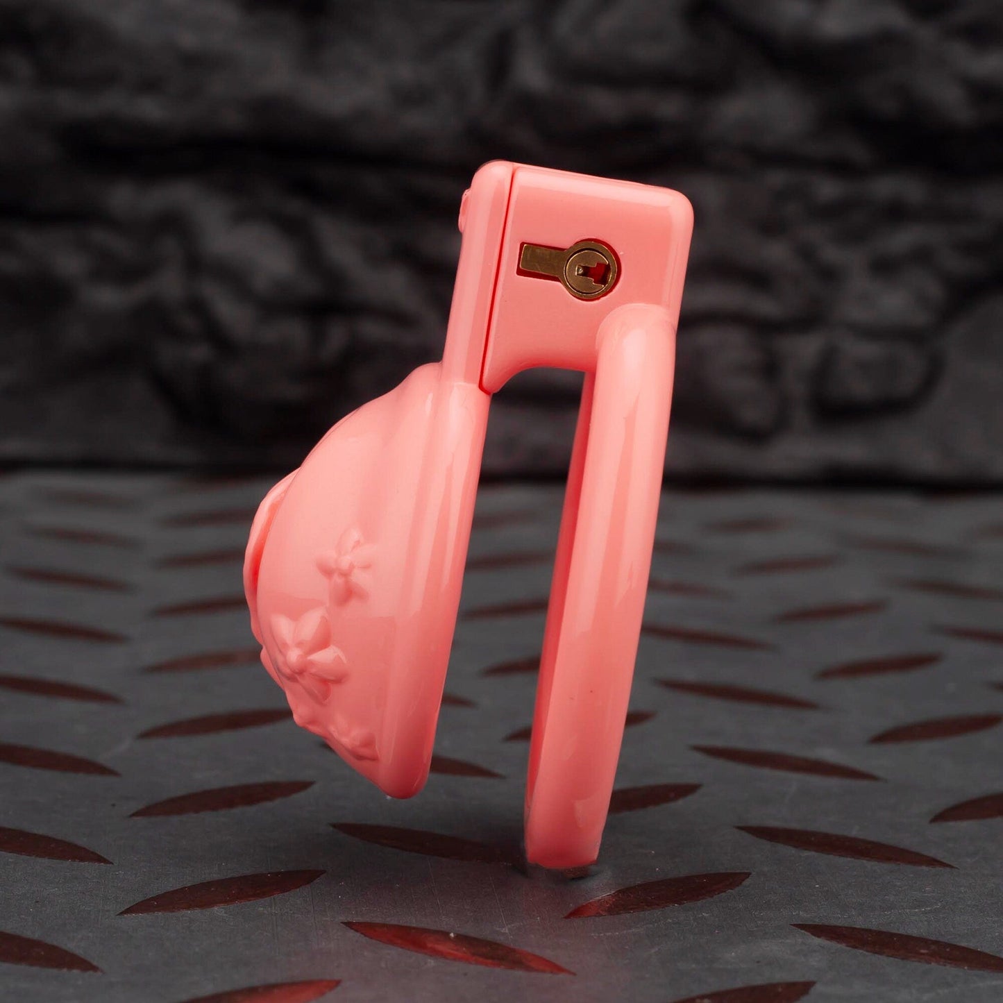 Custom Cock Cage Pink Pussy Cage