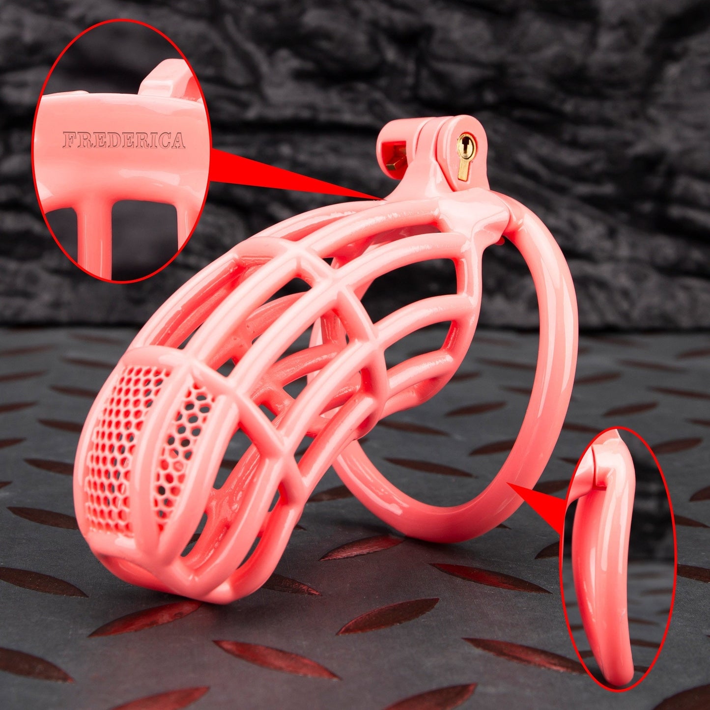 Custom Chastity Cage Pink