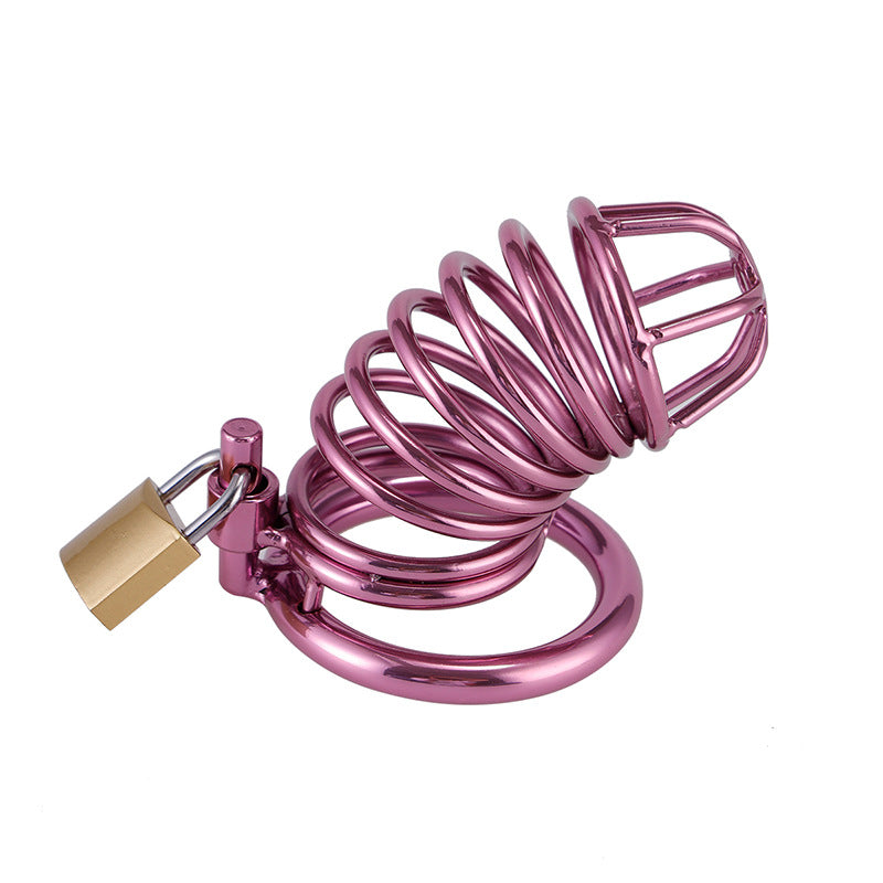 Purple Chastity Cage ( 3 Rings )