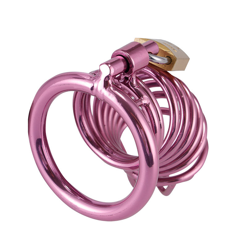 Purple Chastity Cage ( 3 Rings )