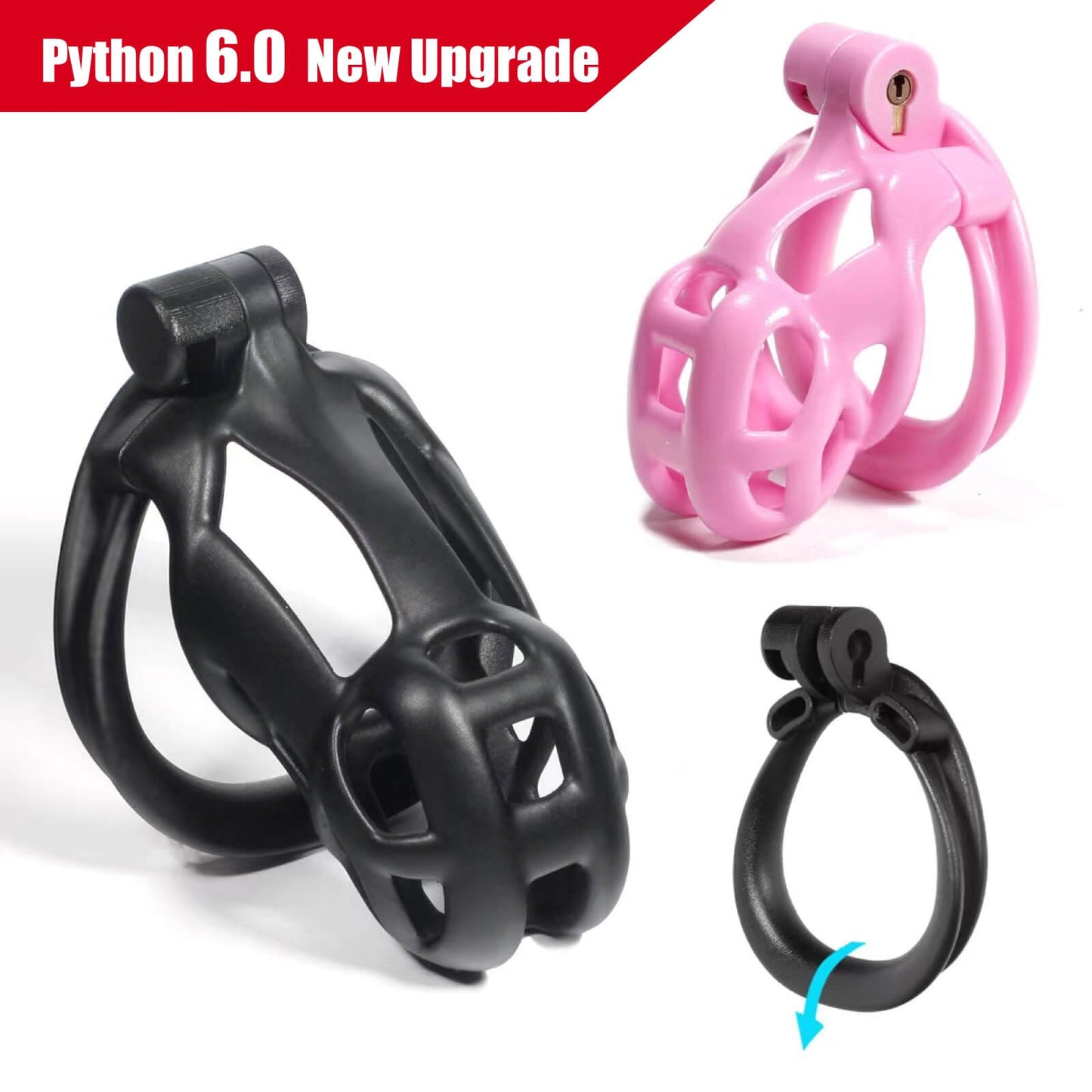 Nouveau kit de mise à niveau du dispositif de chasteté Python 6.0