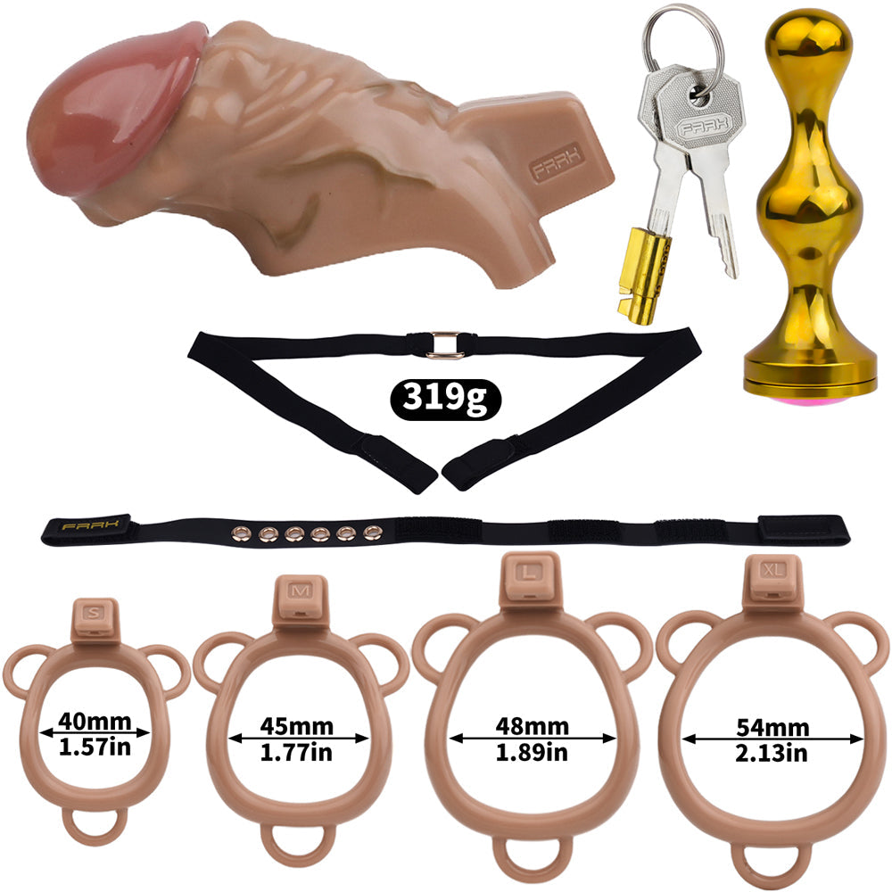 Resin Penis Chastity Cage
