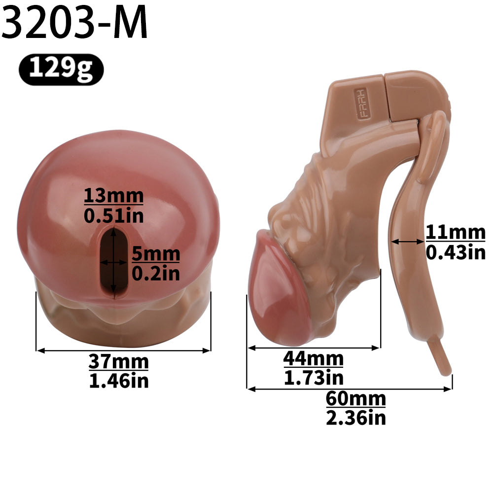 Resin Penis Chastity Cage