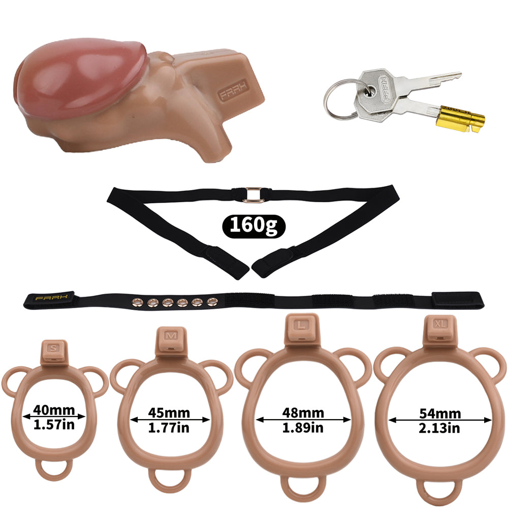 Resin Penis Chastity Cage
