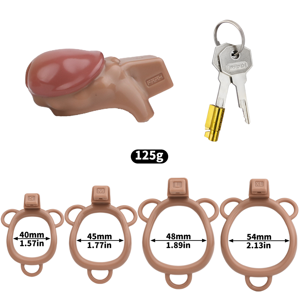 Resin Penis Chastity Cage