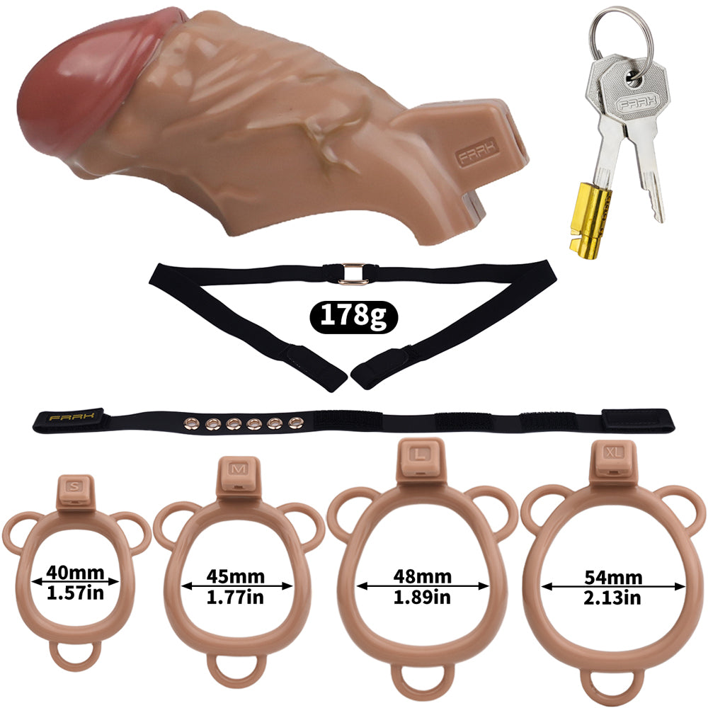 Resin Penis Chastity Cage