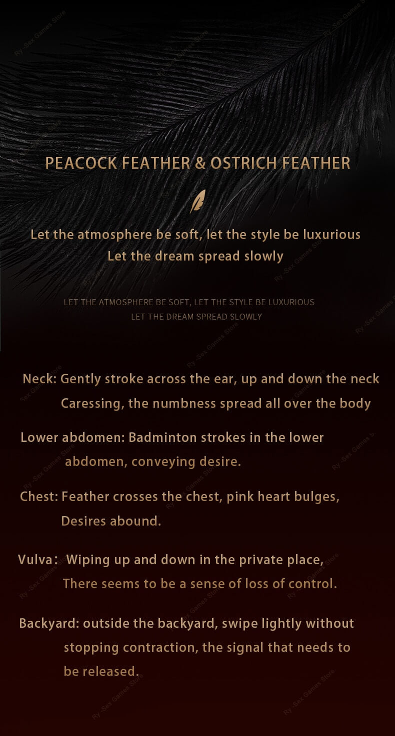 Sexual Flirtation Feather Set