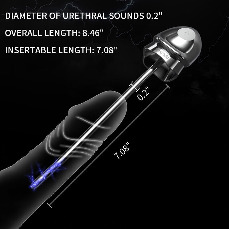 Shock Vibrator Urethral Sound