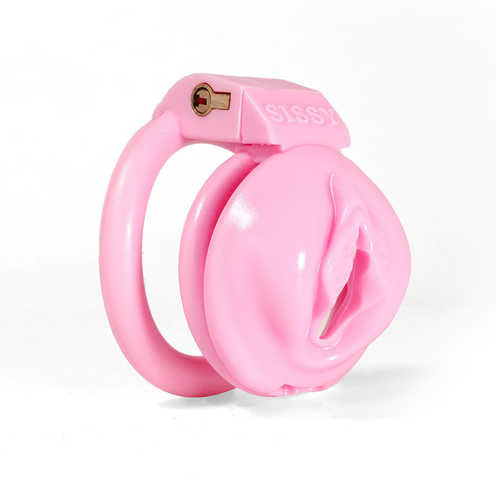 Sissy Labia Chastity Cage