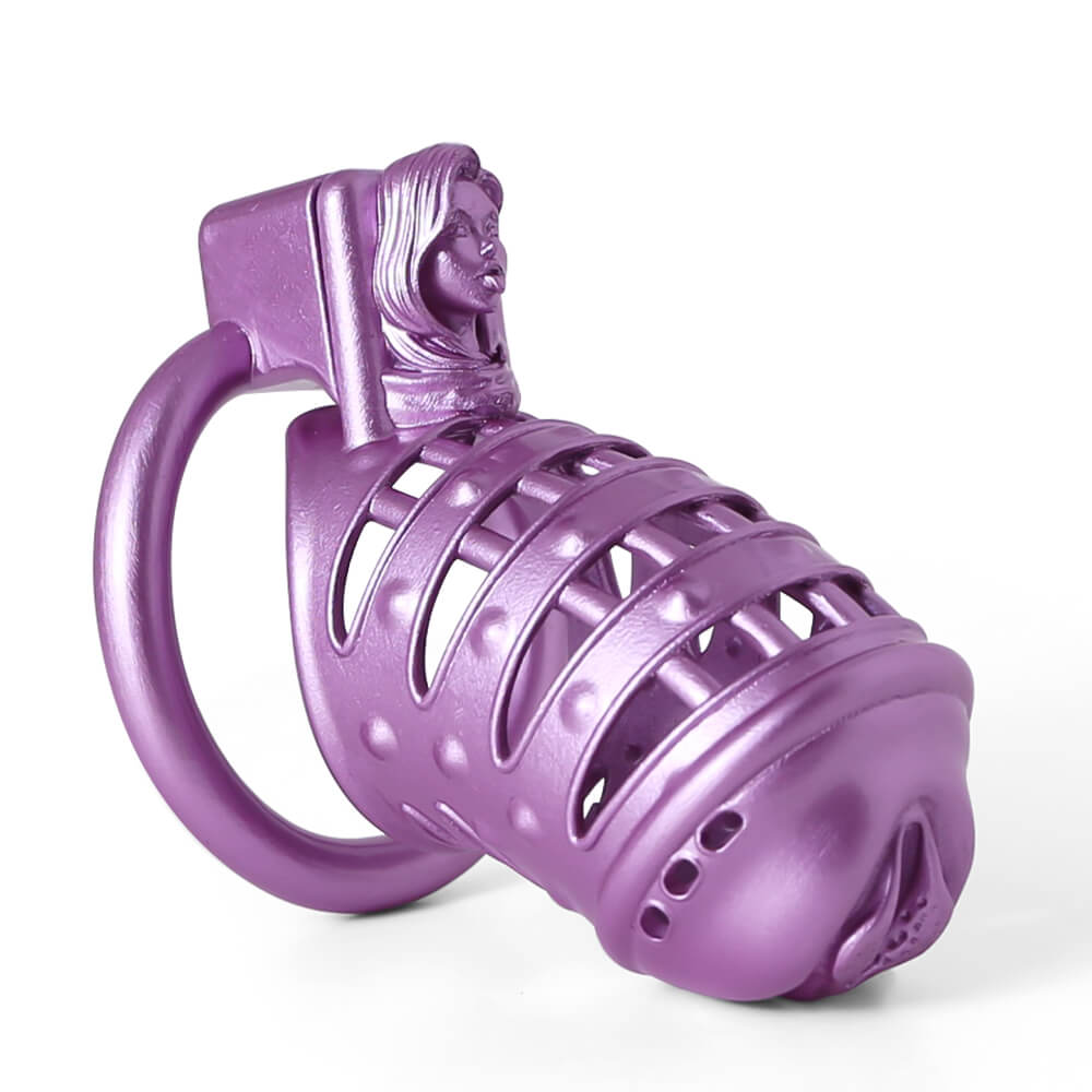 Purple Sissy Spiked 3D Printing Pussy Vaginal