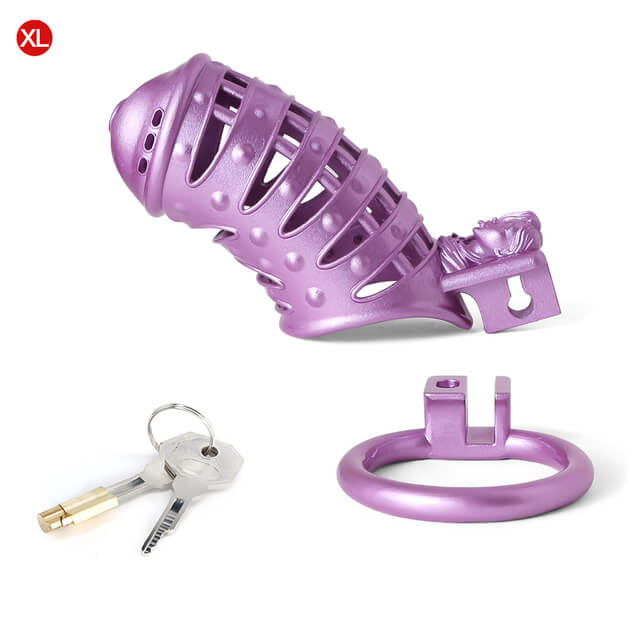 Purple Sissy Spiked 3D Printing Pussy Vaginal