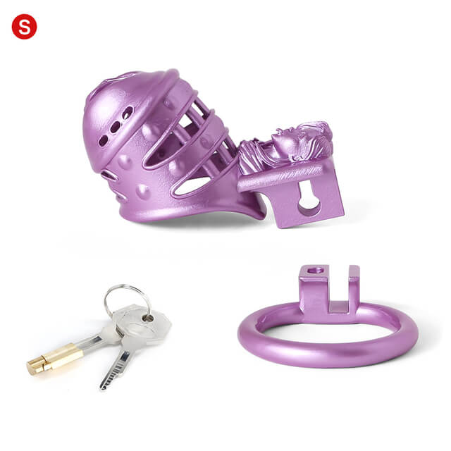 Purple Sissy Spiked 3D Printing Pussy Vaginal