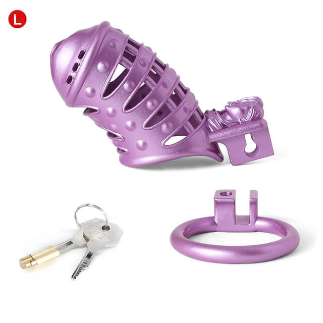 Purple Sissy Spiked 3D Printing Pussy Vaginal