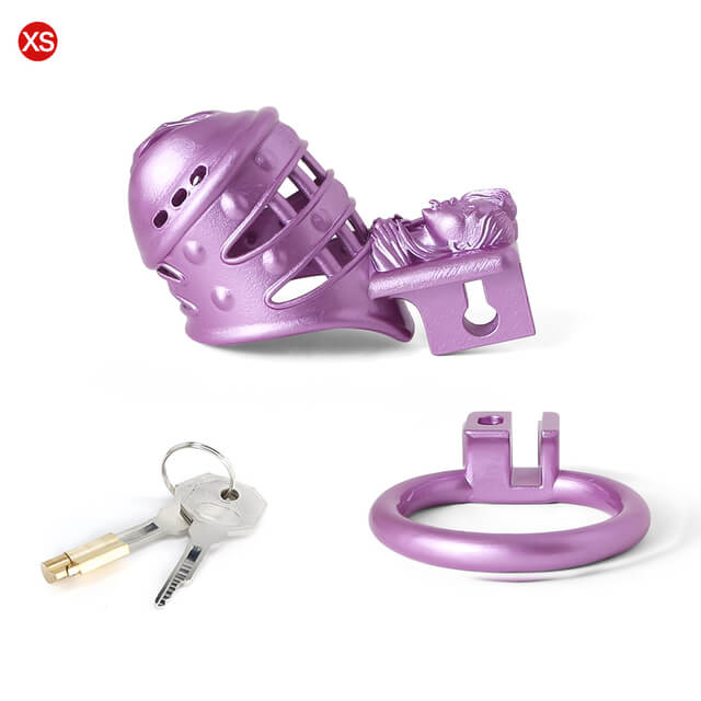 Purple Sissy Spiked 3D Printing Pussy Vaginal