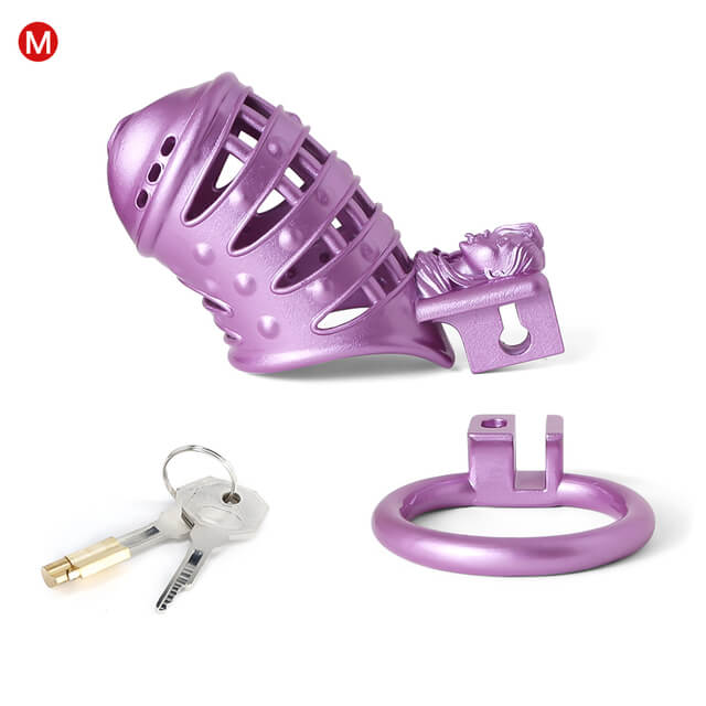 Purple Sissy Spiked 3D Printing Pussy Vaginal