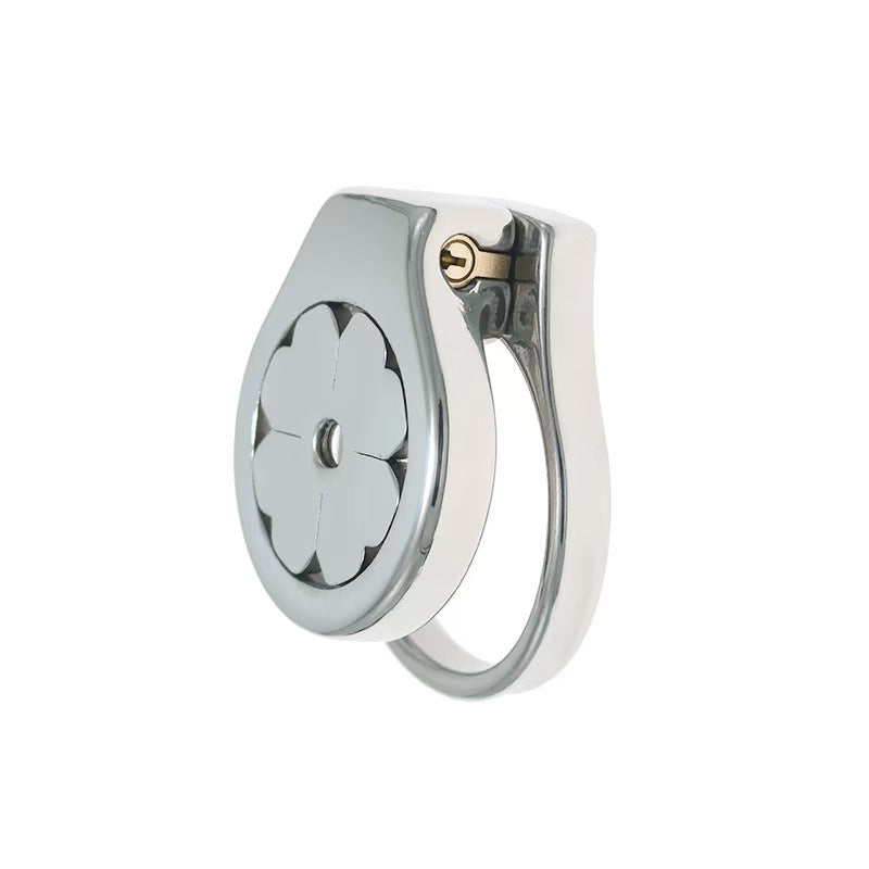 Steel Petal Flat Chastity Cage