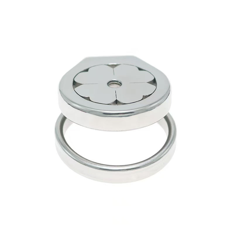 Steel Petal Flat Chastity Cage
