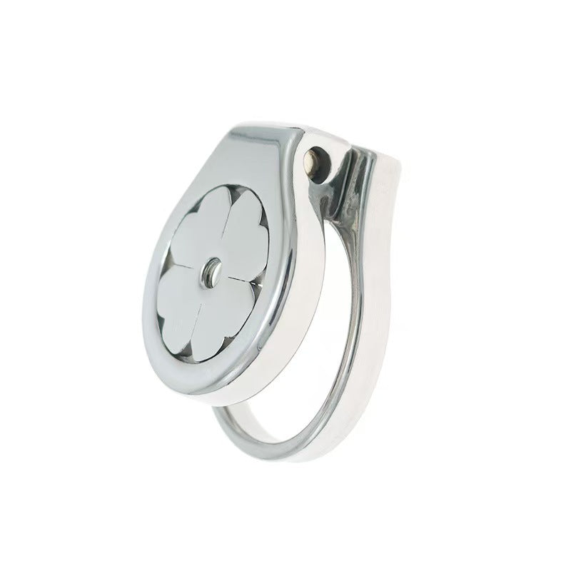 Steel Petal Flat Chastity Cage