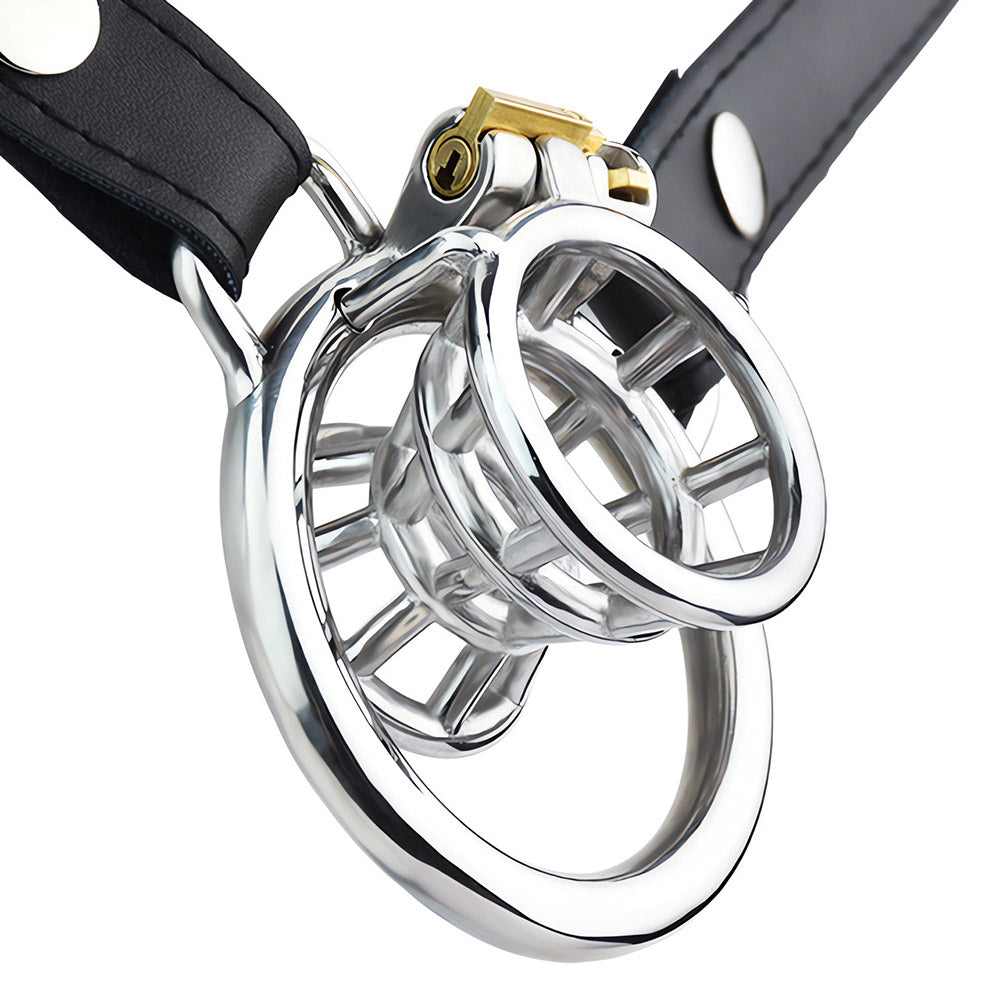 Stuck In Chastity Cage