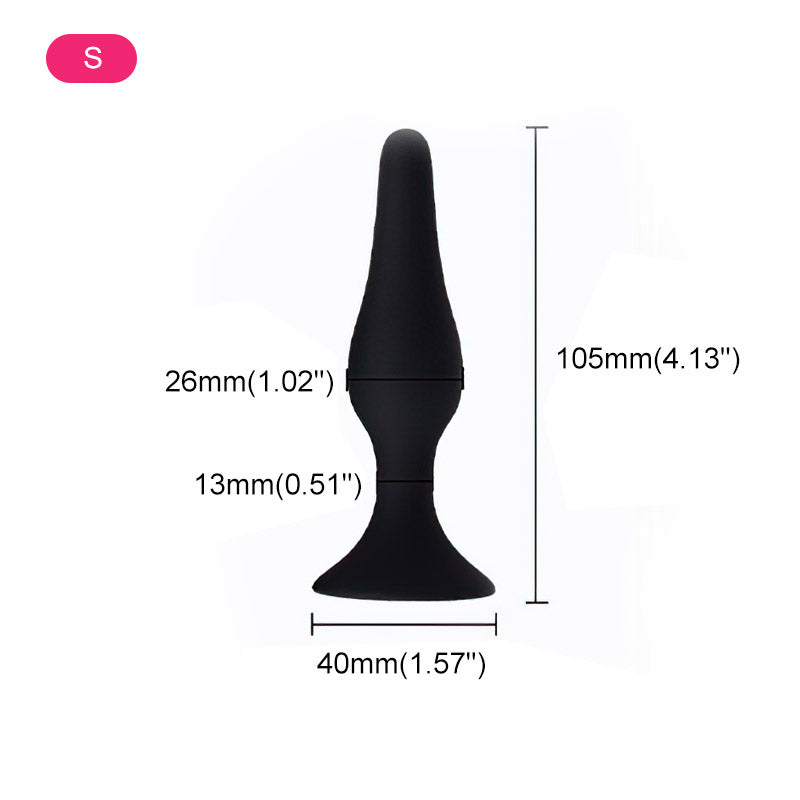 Sililcone Suction Cup Butt Plug