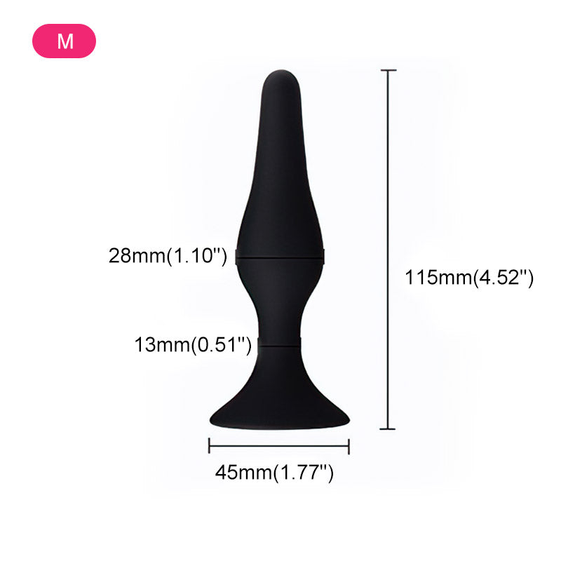 Sililcone Suction Cup Butt Plug